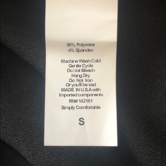 NWT SOLID BLACK Small LulaRoe Cici Dress - Picture 4 of 4